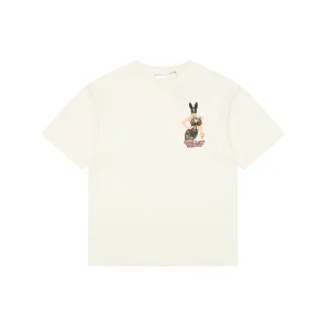 Saint Michael Bunny Girl Pocket Print T-Shirt Front view