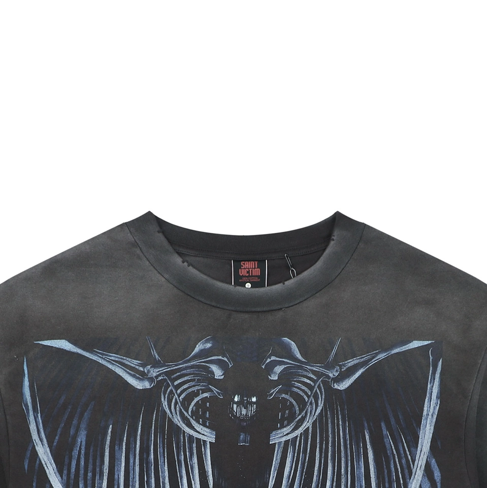 Saint Michael Giant Skeleton Encounter Graphic T-Shirt