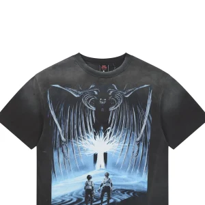 Saint Michael Giant Skeleton Encounter Graphic T-Shirt