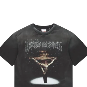 Saint Michael Jesus & Virgin Mary Suffering Graphic T-Shirt