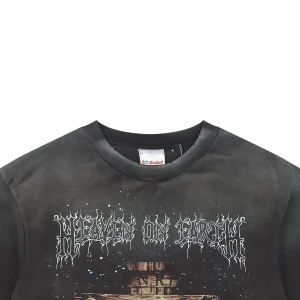 Saint Michael Jesus & Virgin Mary Suffering Graphic T-Shirt