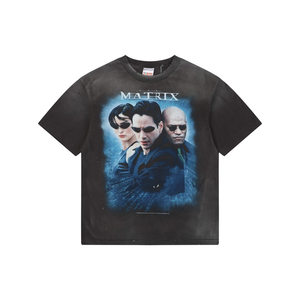 Saint Michael The Matrix Graphic T-Shirt Front view