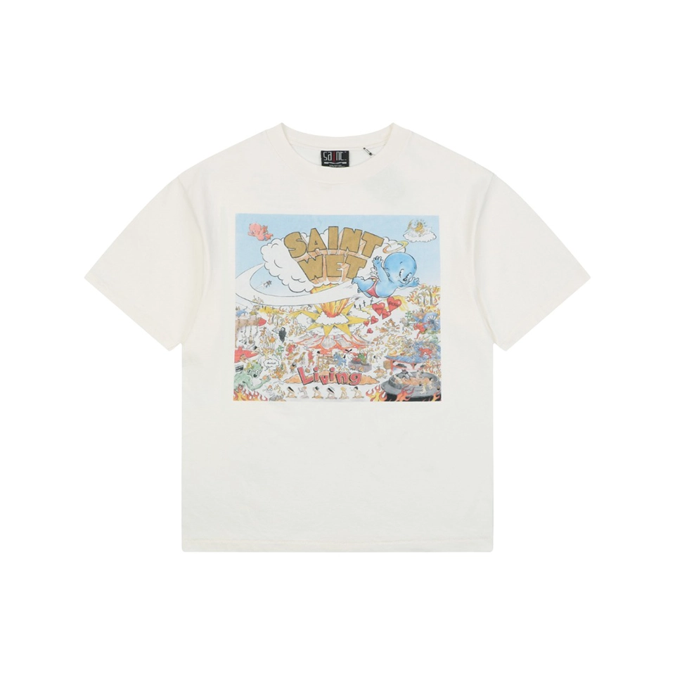 Saint Michael Volcano Party Graphic T-Shirt Front view