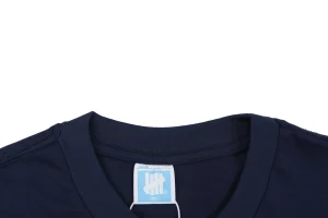 Undefeated Five Strike Baseball Graphic T-Shirt Navy Collar