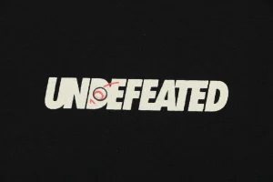 Undefeated Five Strike Baseball Graphic T-Shirt Black Front Print