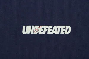 Undefeated Five Strike Baseball Graphic T-Shirt Navy Front Print
