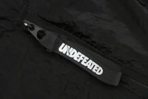 Undefeated Five Stripes Woven Shorts Black Zipper puller