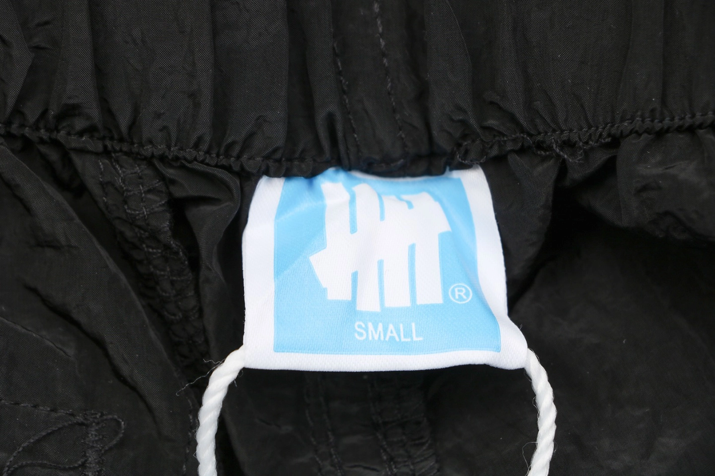 Undefeated Five Stripes Woven Shorts Black Brand label