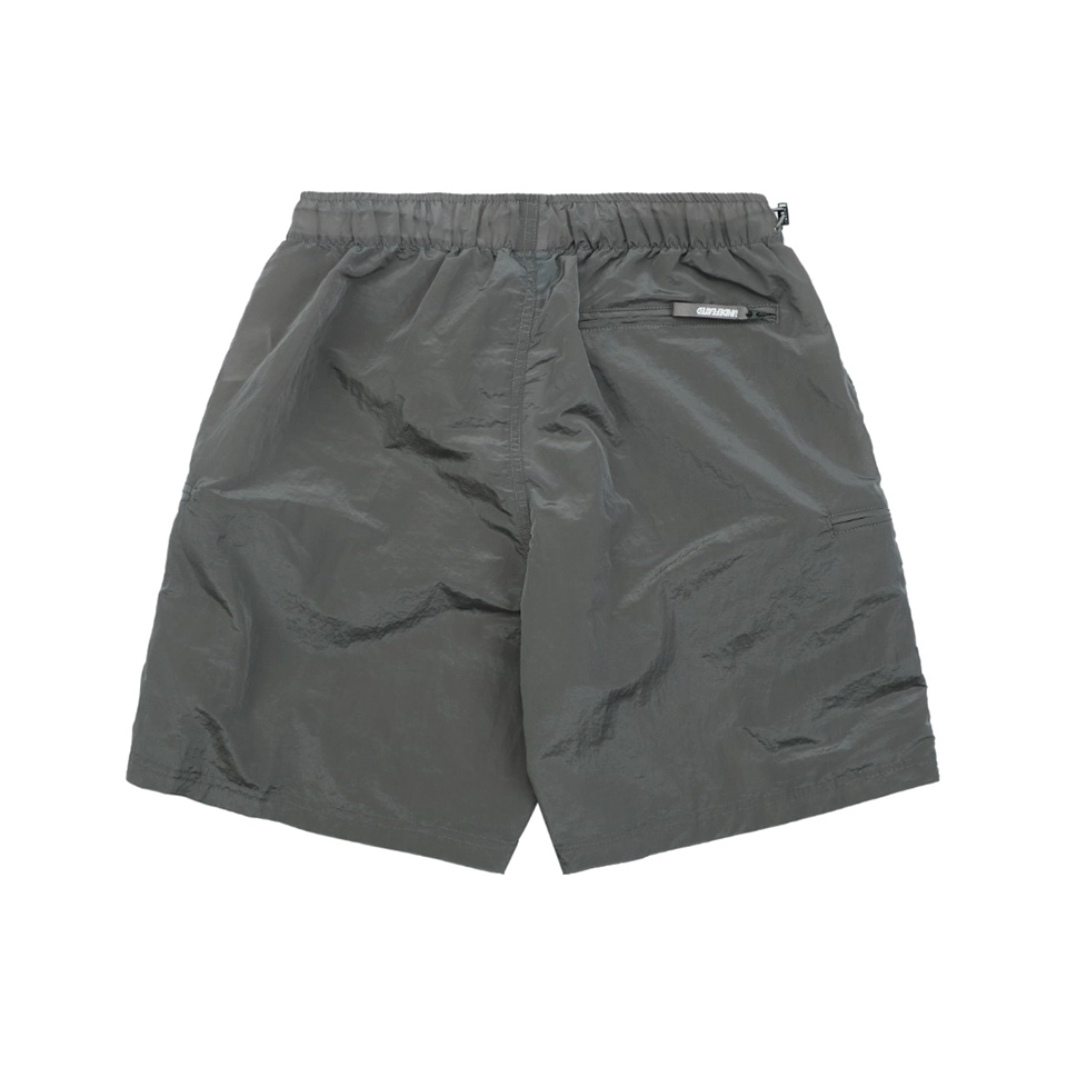 Undefeated Five Stripes Woven Shorts Grey Back view