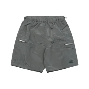 Undefeated Five Stripes Woven Shorts Grey Front view