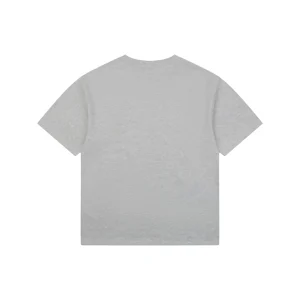 We11done Heart Logo Embroidered T-Shirt Grey Back view