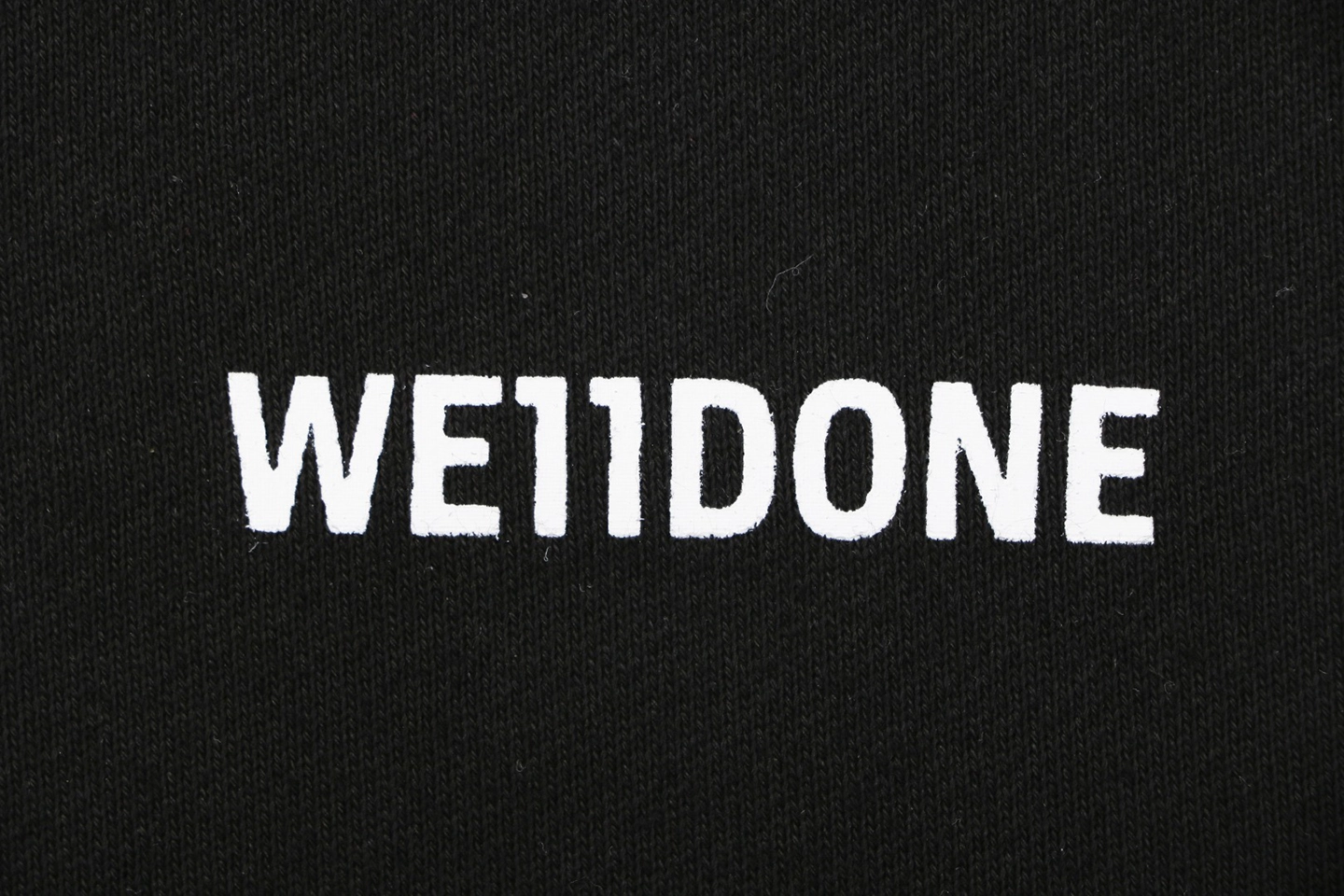 We11done Logo Print Sweatpants Brand Print
