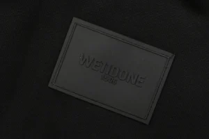 We11done Logo Print Sweatpants Brand label