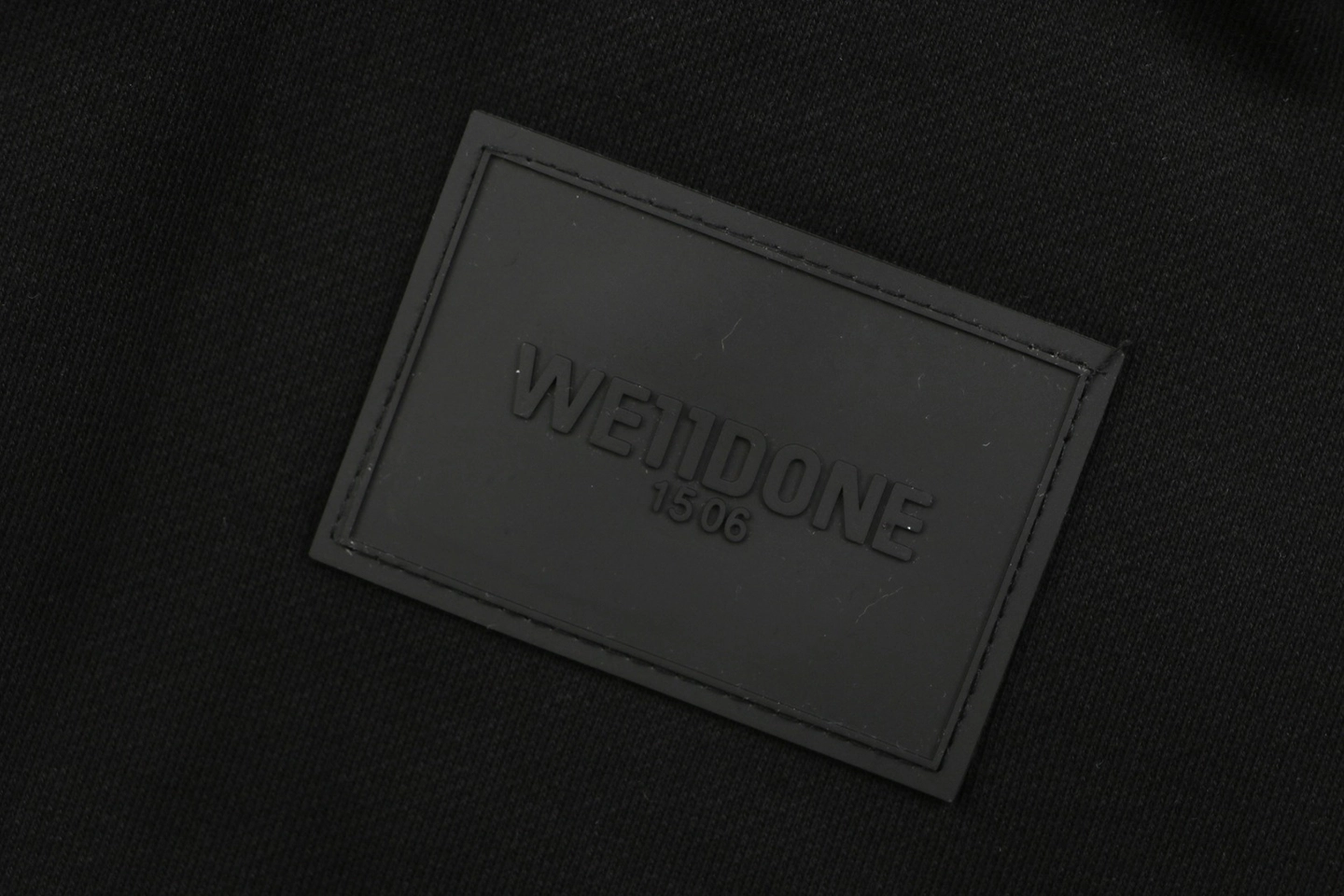 We11done Logo Print Sweatpants Brand label