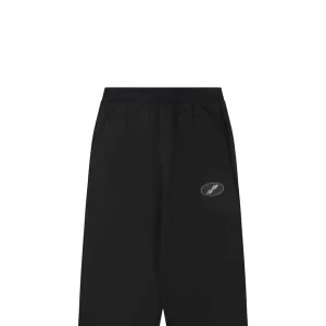 We11done Slash Logo Tailored Wide-Leg Pants Black
