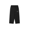 We11done Slash Logo Tailored Wide-Leg Pants (Black/Grey)
