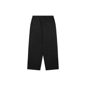 We11done Slash Logo Tailored Wide-Leg Pants Black Back view