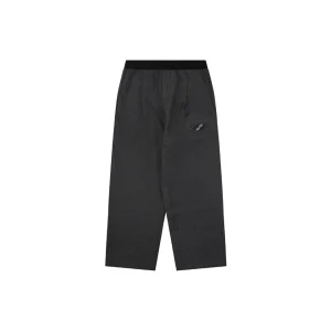 We11done Slash Logo Tailored Wide-Leg Pants Grey Front view