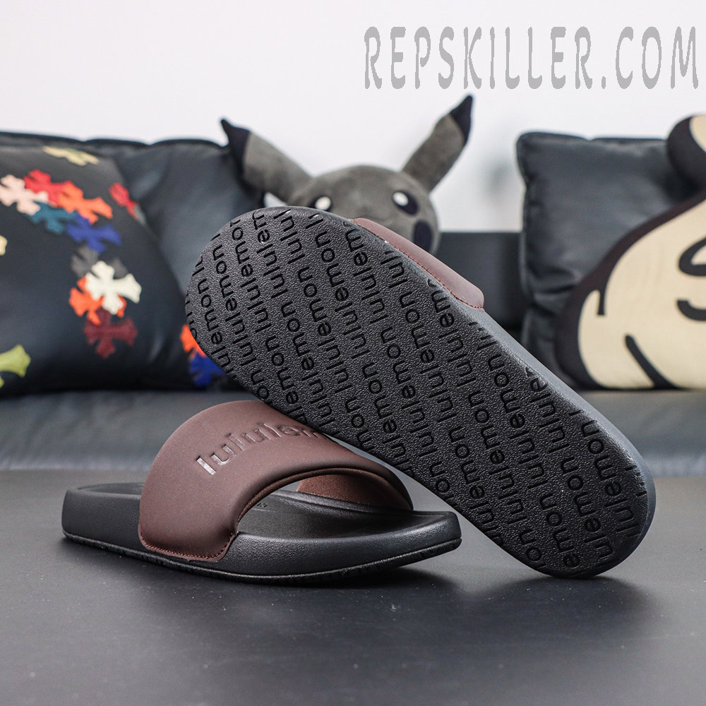 lululemon Restfeel Slide Graphic 'Black Brown'