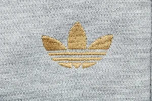 Adidas KT0653 Trefoil Embroidered Three-Stripe Track Pants Grey