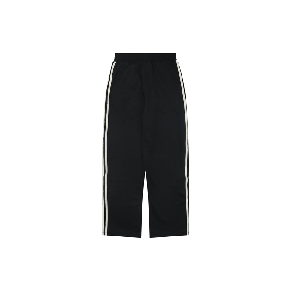 Adidas KT0653 Trefoil Embroidered Three-Stripe Track Pants Black Back view