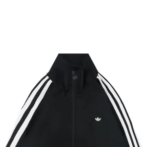 Adidas Originals JC6358 Trefoil 3-Stripes Track Jacket Black