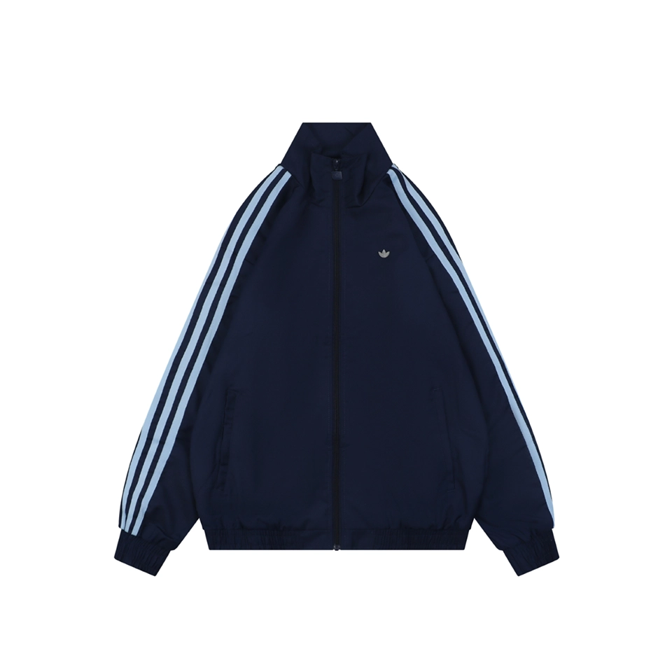 Adidas Originals JC6358 Trefoil 3-Stripes Track Jacket Navy Front view