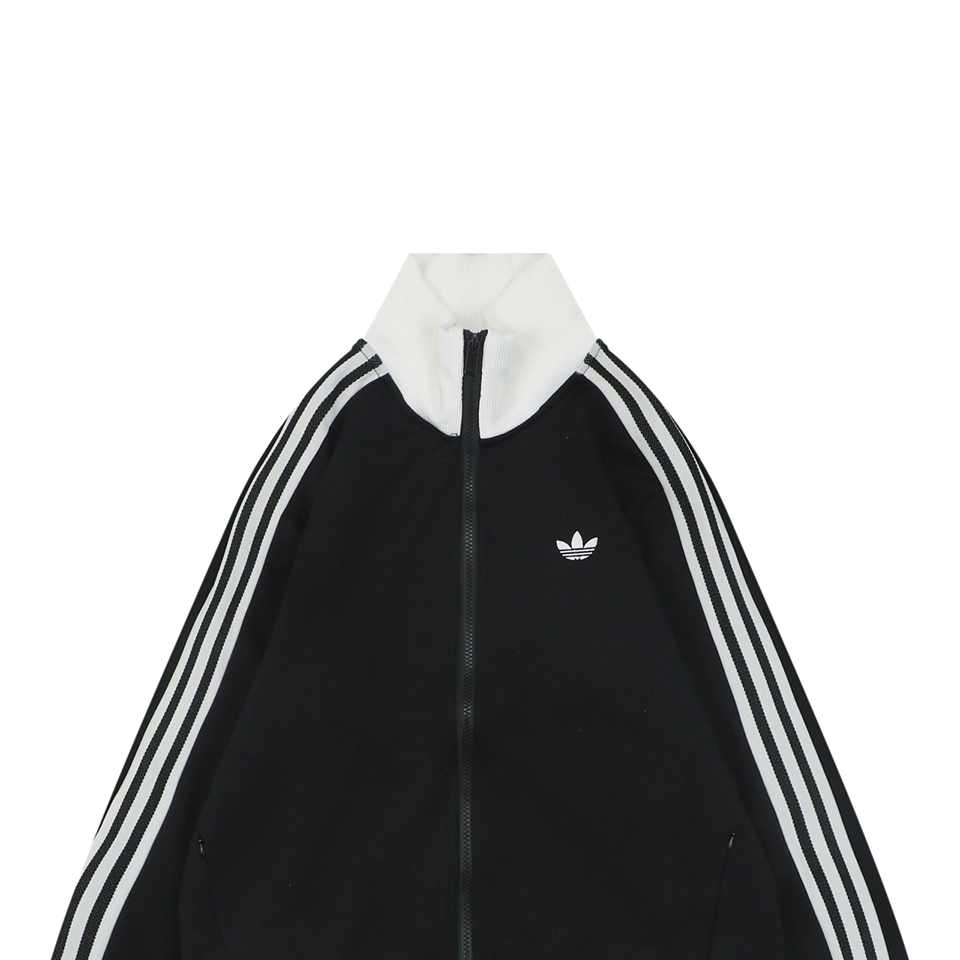 Adidas Originals KY8455 Trefoil 3-Stripes Track Jacket Black