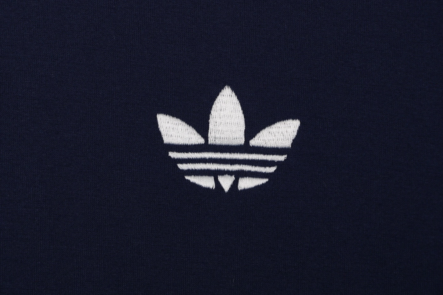 Adidas Originals Signature 3-Stripes Half-Zip Track Jacket Navy Brand