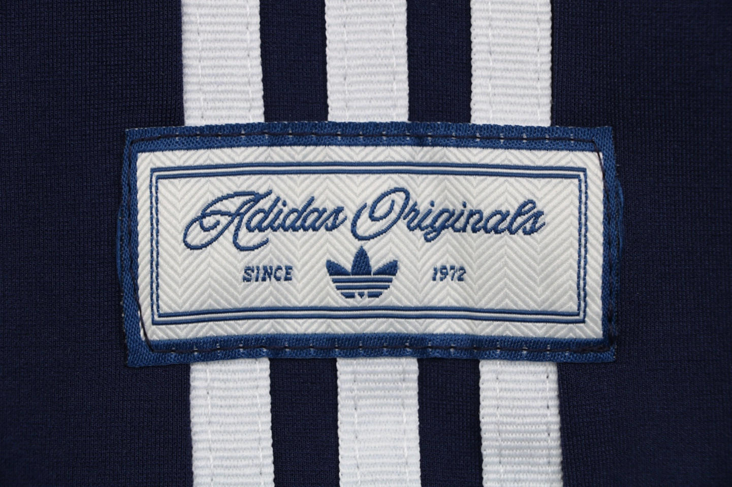 Adidas Originals Signature 3-Stripes Half-Zip Track Jacket Navy