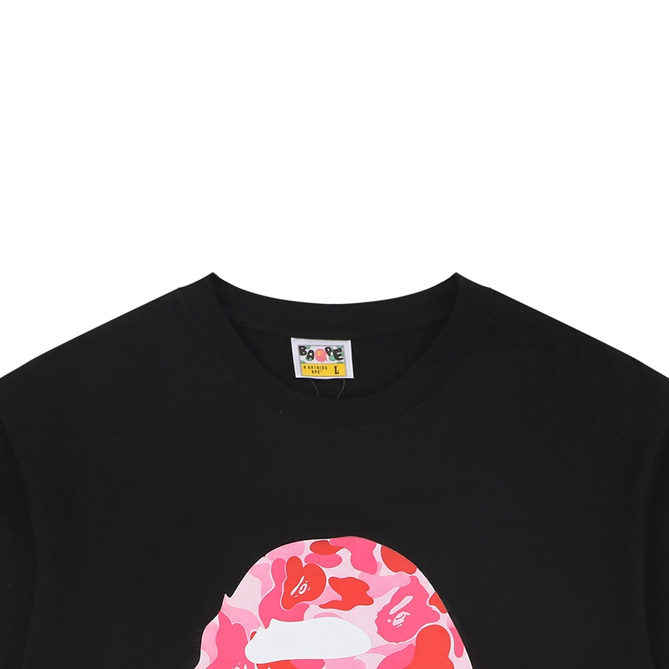 BAPE Pink Camo Ape Head T-Shirt