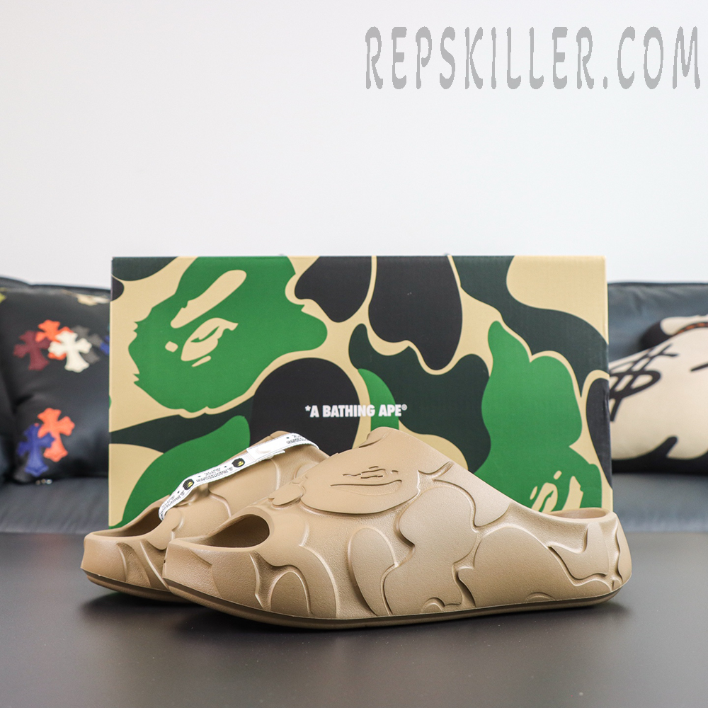 BAPE Slide #1 'Brown Solid Camo'
