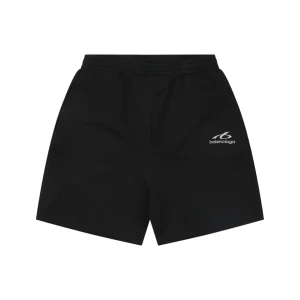 Balenciaga Reflective Logo Shorts Front view