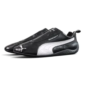Balenciaga x Speedcat Leather 'Black White'