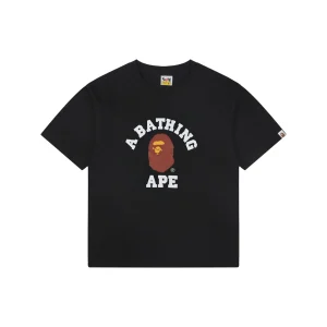 Bape Classic Ape Head Printed T-Shirt Black Front view