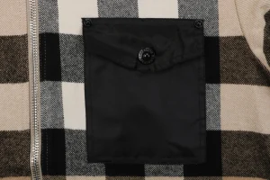Burberry Color Block Large Check Jacket