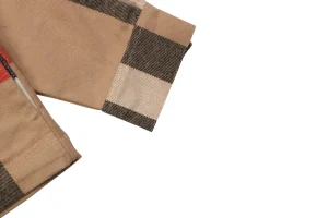 Burberry Color Block Large Check Jacket