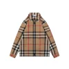 BBry Large Check Harrington Jacket
