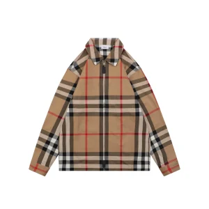 Burberry Large Check Harrington Jacket Front view