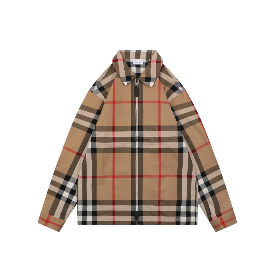 Burberry Large Check Harrington Jacket Front view