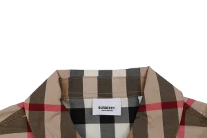 Burberry Large Check Harrington Jacket Collar