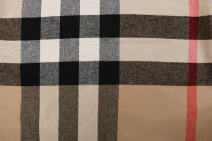 Burberry Oversized Check Pattern Jacket