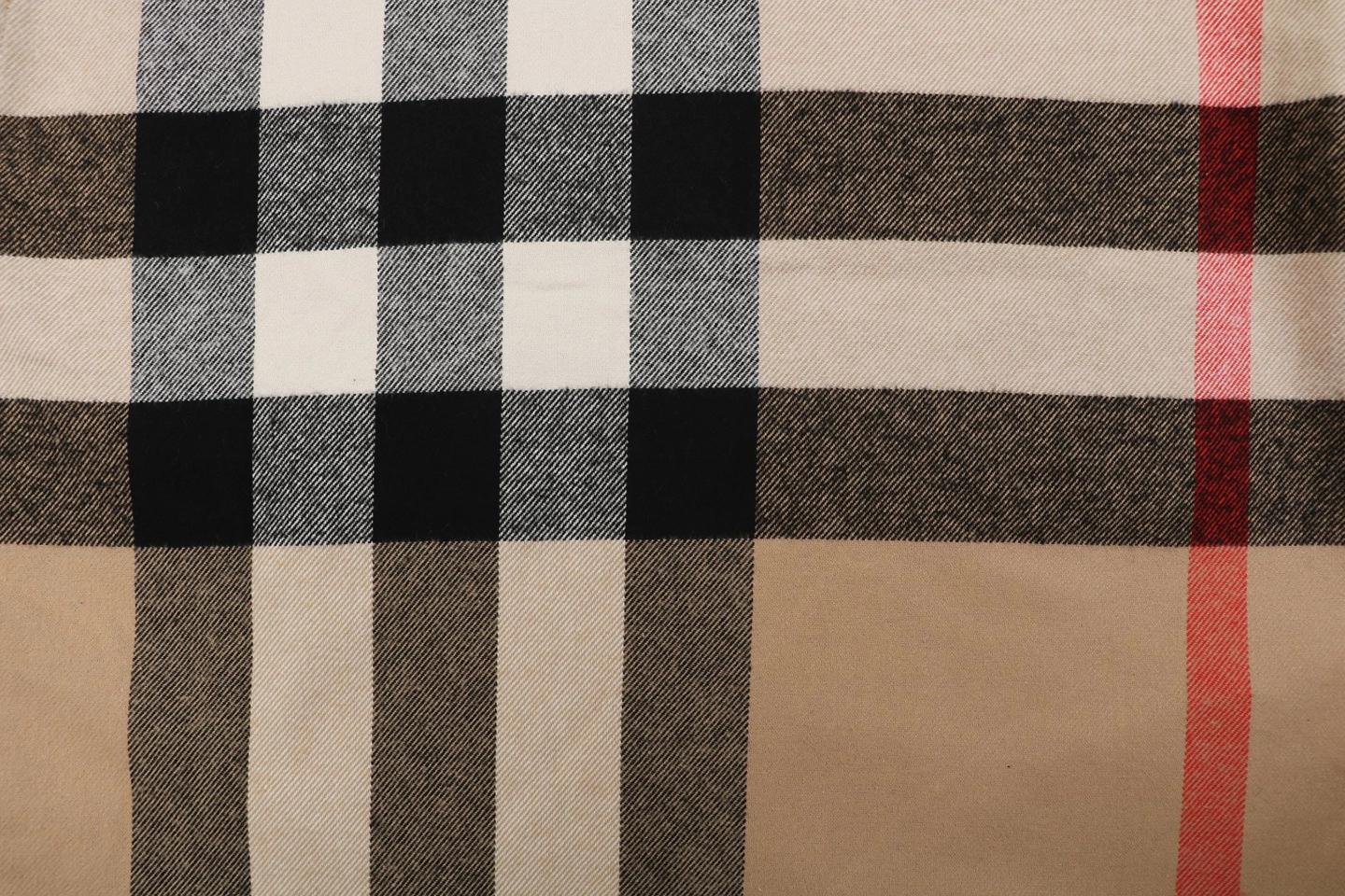 Burberry Oversized Check Pattern Jacket