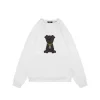 FD FF Dog Embroidered Crewneck Sweatshirt (White/Black)