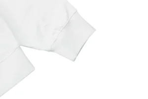 Fendi FF Dog Embroidered Crewneck Sweatshirt White Cuff
