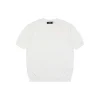 FD Tonal FF Embroidered Knit T-Shirt (White/Black)