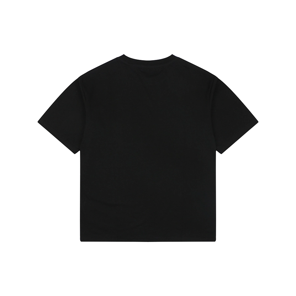 Loewe Anagram Leather Pocket T-Shirt Black Back view