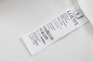 Loewe Colorful Octopus Anagram Embroidered T-Shirt Wash label
