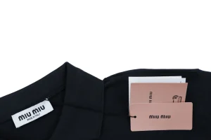 Miu Miu Layered Stripe Polo Shirt