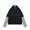 MM Layered Stripe Polo Shirt